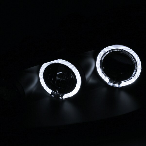 02-04 Acura Rsx Halo LED Projector Black
